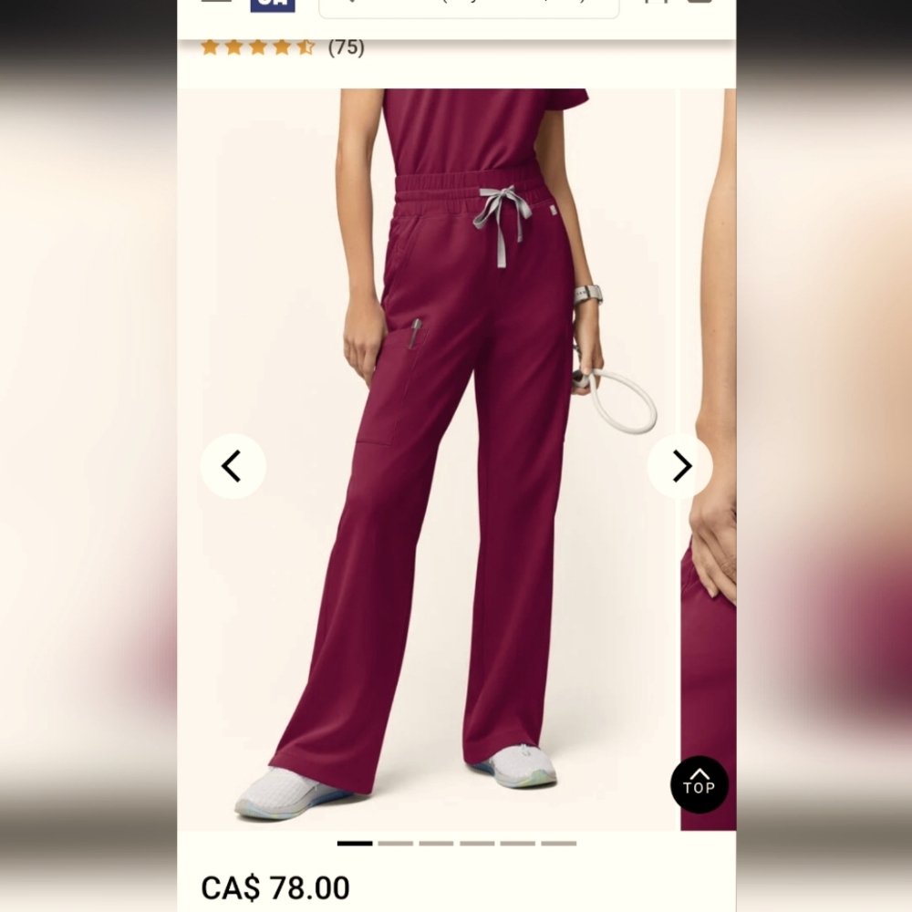 Resurge Wide Leg Scrub Set